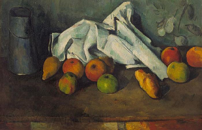 Paul Cezanne Milk Can and Apples